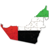 UAE Flag Map Puzzle