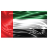 UAE Flag Satin Material